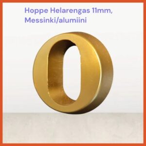 Hoppe Helarengas 11mm,hopea/messinki (ovaalihela)