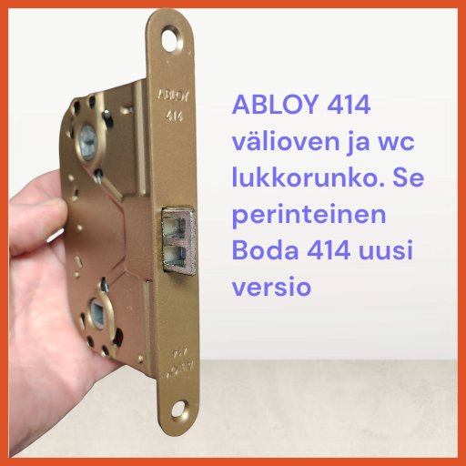 ABLOY väliovenlukkorunko 414 FE/MME