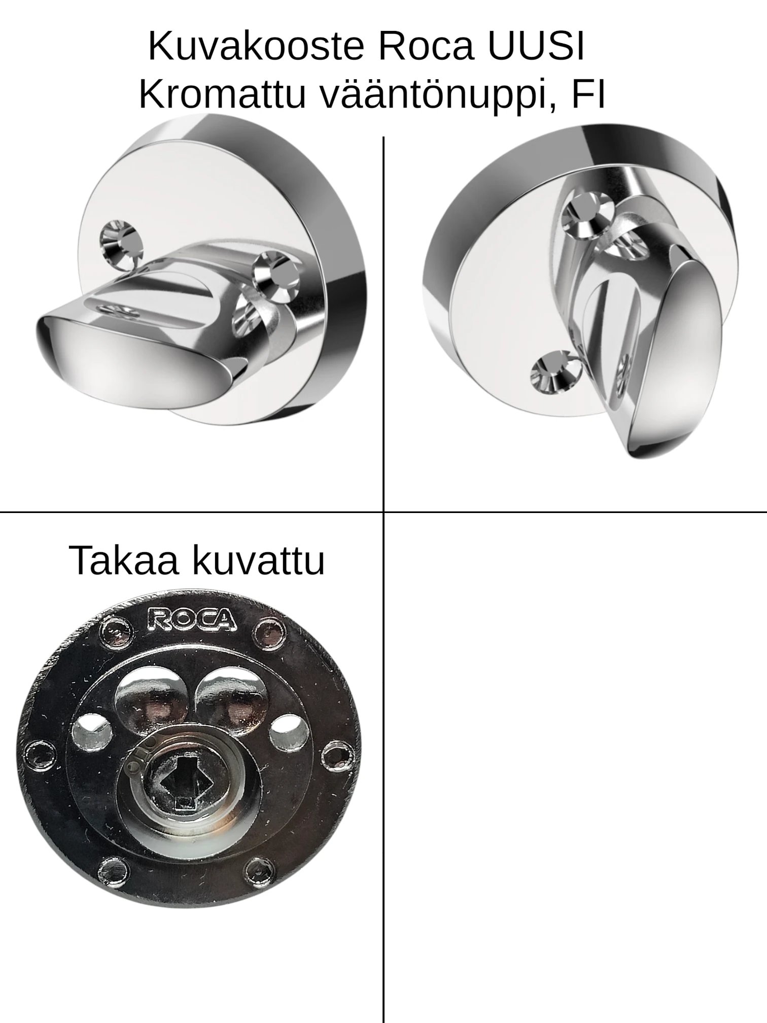 Roca uusi ABLOY sopiva TT280 kromi vääntönuppi