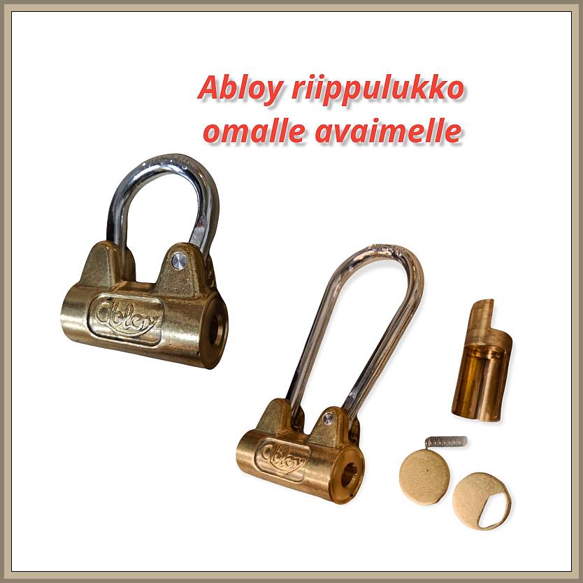 Riippulukko ABLOY 3020C Tai 3021C Omalle Classic Avaimelle 