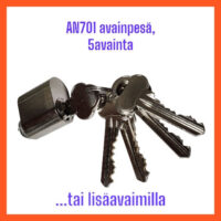 AN701-avainpesä-5-avaimella-kromi